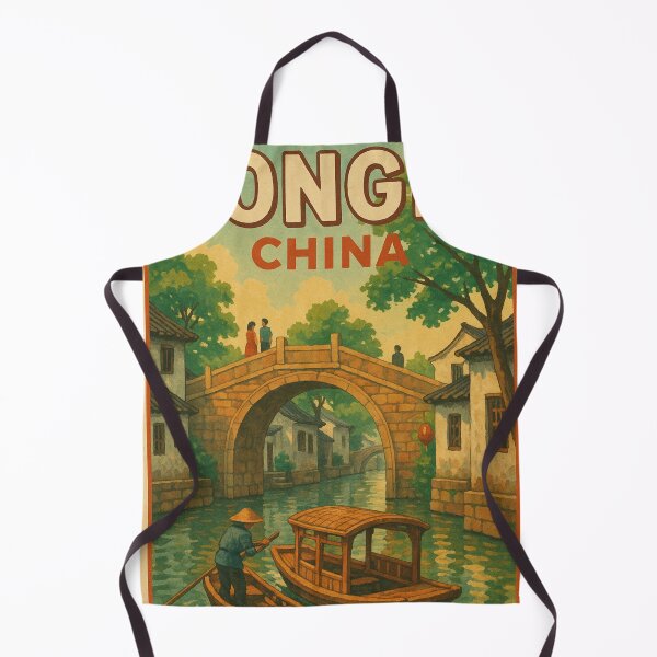 Item preview, Traditional Canal Boats in Tongli Water Village, China designed and sold by Aryabek.