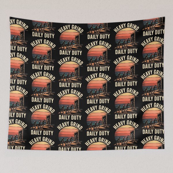 Item preview, Heavy Grind Daily Duty Sunset Scene designed and sold by Taans-Creation.