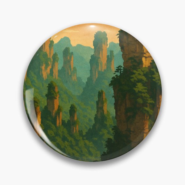 Item preview, Zhangjiajie Sandstone Pillars in Hunan’s Wulingyuan designed and sold by Aryabek.