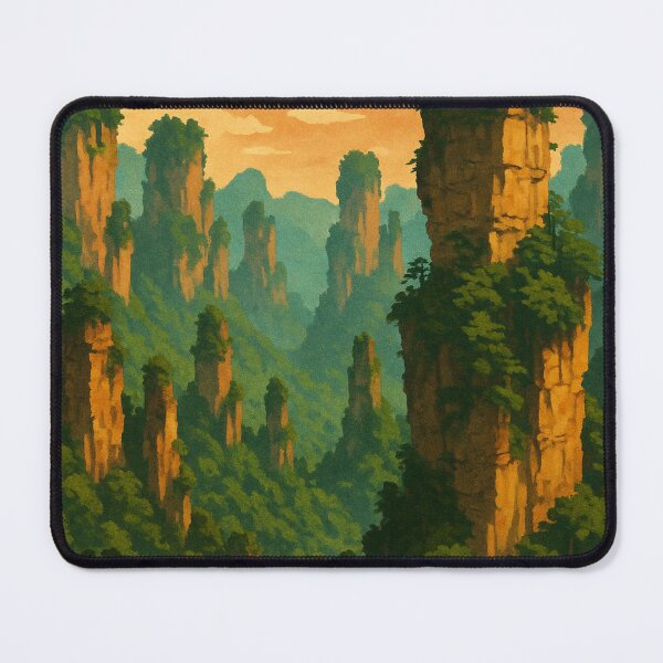 Item preview, Zhangjiajie Sandstone Pillars in Hunan’s Wulingyuan designed and sold by Aryabek.