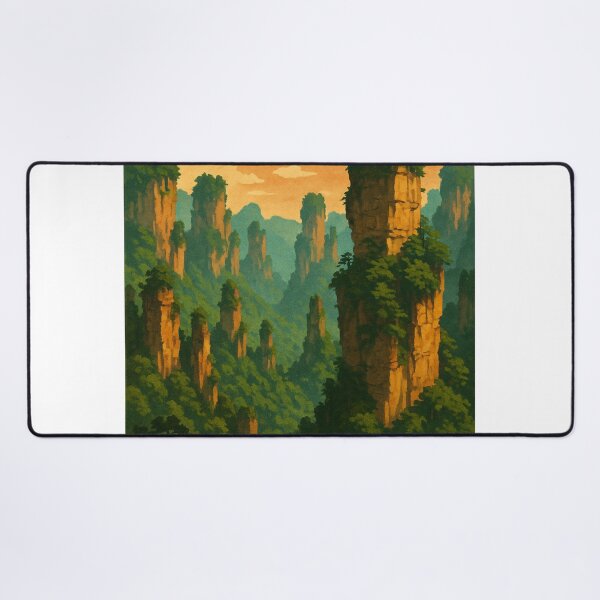 Item preview, Zhangjiajie Sandstone Pillars in Hunan’s Wulingyuan designed and sold by Aryabek.
