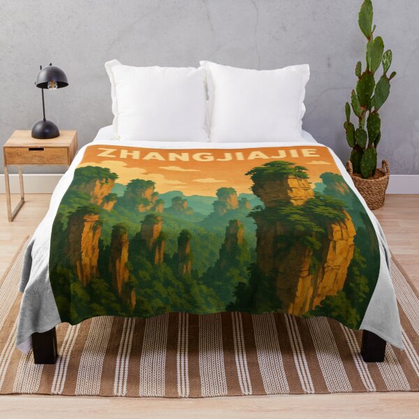 Item preview, Zhangjiajie Sandstone Pillars in Hunan’s Wulingyuan designed and sold by Aryabek.