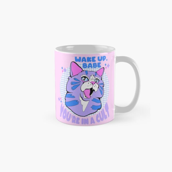 Item preview, wake up babe you’re in a cult cat art vers 3 designed and sold by crestfallenmermaid.