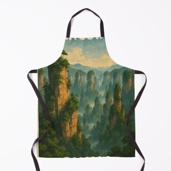 Item preview, Zhangjiajie Forest Park with Misty Karst Pillars designed and sold by Aryabek.