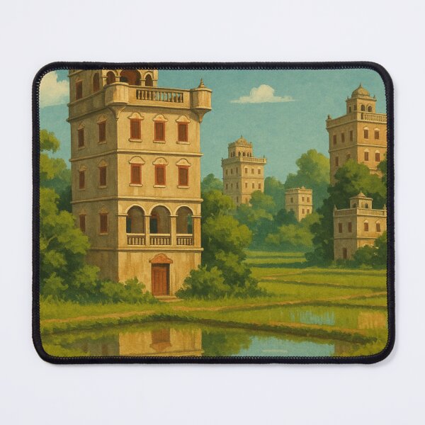 Item preview, Kaiping Diaolou Watchtowers in Guangdong Province designed and sold by Aryabek.