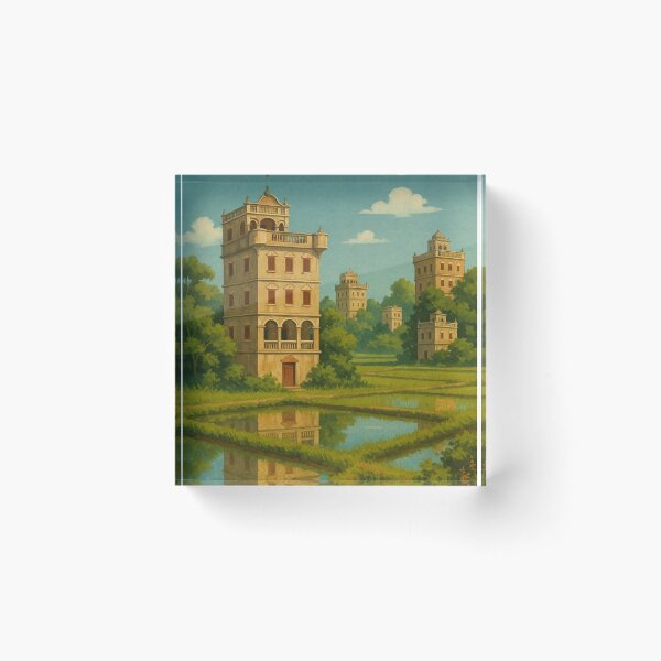 Item preview, Kaiping Diaolou Watchtowers in Guangdong Province designed and sold by Aryabek.