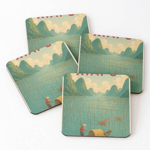 Item preview, Xiapu Fishing Nets and Karst Hills in Fujian China designed and sold by Aryabek.