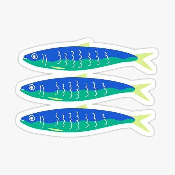 Item preview, Blue Sardines designed and sold by As Told By Renuka.