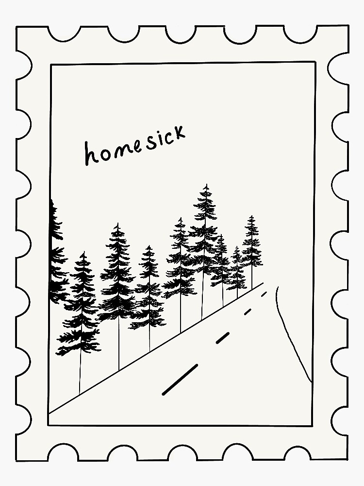 homesick Sticker