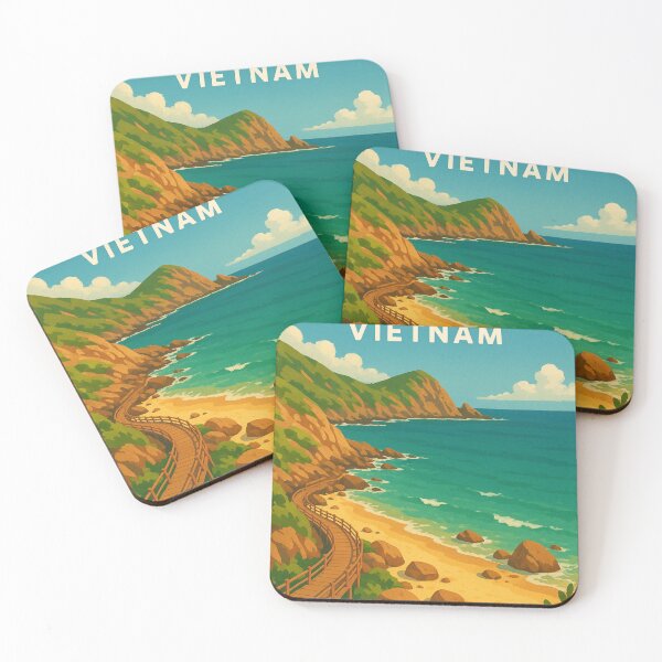 Item preview, Scenic Cliffside Walk and Beach at Quy Nhơn, Vietnam designed and sold by Aryabek.
