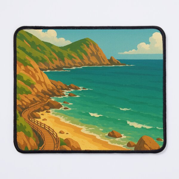Item preview, Scenic Cliffside Walk and Beach at Quy Nhơn, Vietnam designed and sold by Aryabek.