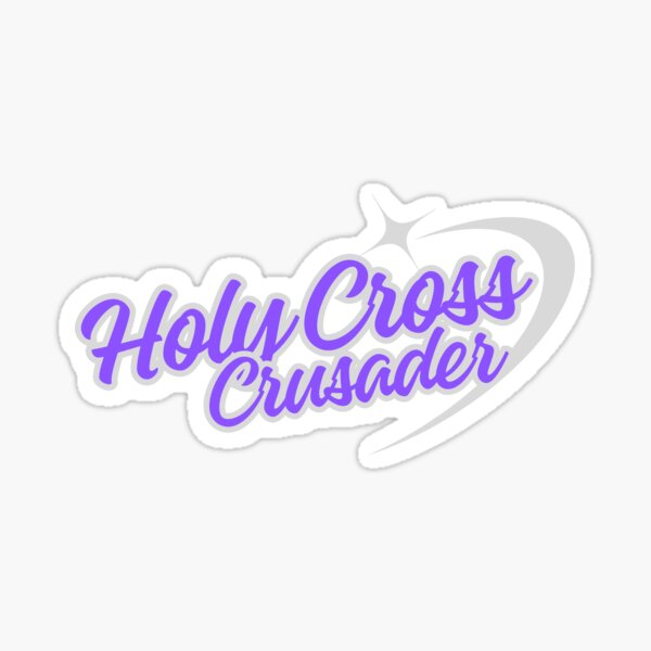 Item preview, College of the Holy Crusader Sticker designed and sold by hellomichigan.