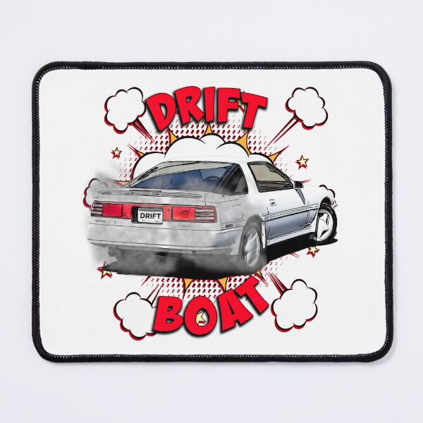Item preview, DRIFT BOAT | Cartoon Style Supra Drift Art (White A70) designed and sold by Michael van der Hoorn.