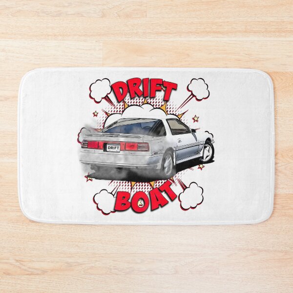 Item preview, DRIFT BOAT | Cartoon Style Supra Drift Art (White A70) designed and sold by Michael van der Hoorn.