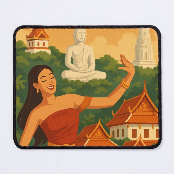 Item preview, Phetchaburi Thailand with Traditional Dance and Temples designed and sold by Aryabek.