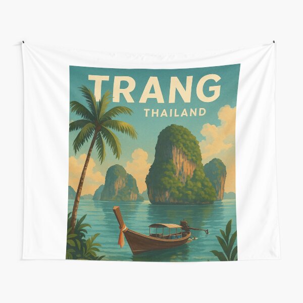 Item preview, Longtail Boat in Tropical Waters of Trang, Thailand designed and sold by Aryabek.