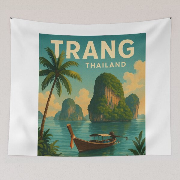 Item preview, Longtail Boat in Tropical Waters of Trang, Thailand designed and sold by Aryabek.