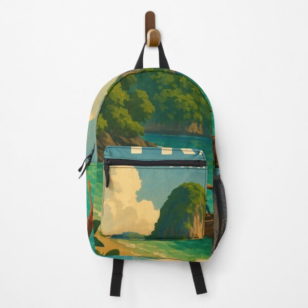 Item preview, Trang Thailand with Limestone Islets and Longtail Boat designed and sold by Aryabek.