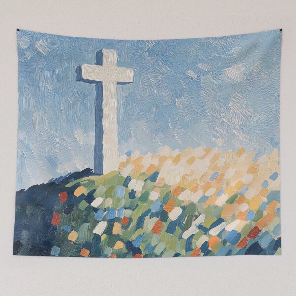 Item preview, Latin Cross | Post-impressionist painting style designed and sold by ComicsFactory.