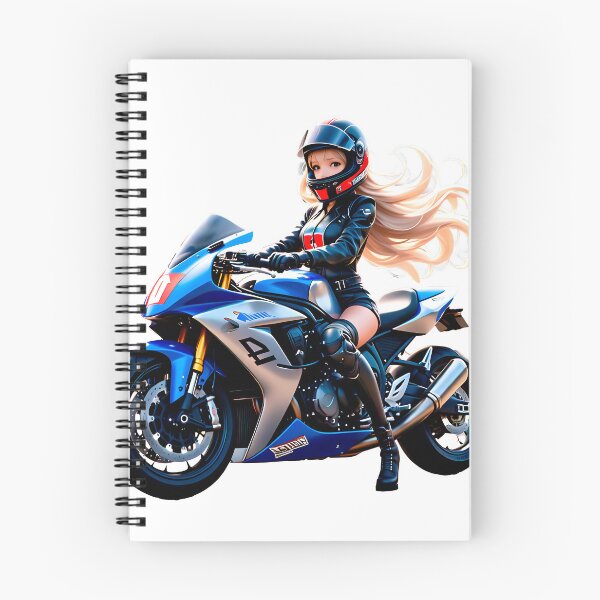 Item preview, Beautiful BIKER GIRL design, gift for girls who like adrenaline #3. designed and sold by UrbanTRIP.