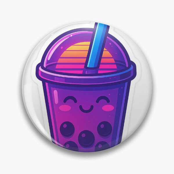 Item preview, Synthwave bubble tea kawaii designed and sold by Priyan96.