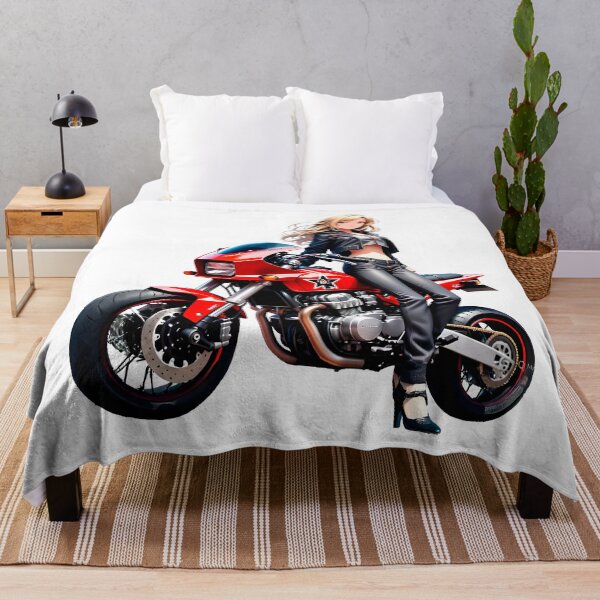 Item preview, Beautiful BIKER GIRL design, gift for girls who like adrenaline #1. designed and sold by UrbanTRIP.