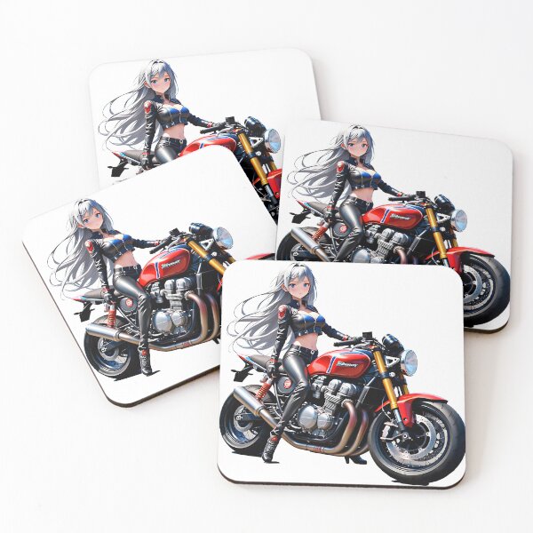 Item preview, Beautiful biker girl design, for girls who like adrenaline #3. designed and sold by UrbanTRIP.
