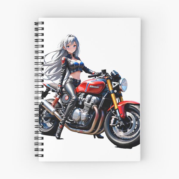 Item preview, Beautiful biker girl design, for girls who like adrenaline #3. designed and sold by UrbanTRIP.