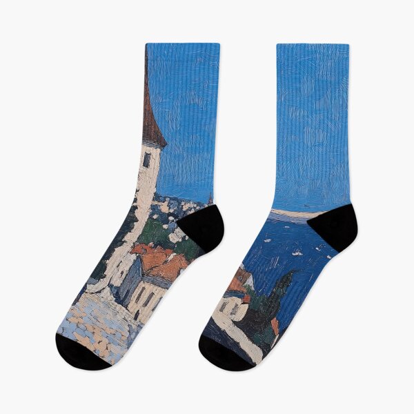 Item preview, Lausanne | Post-impressionist painting style designed and sold by ComicsFactory.