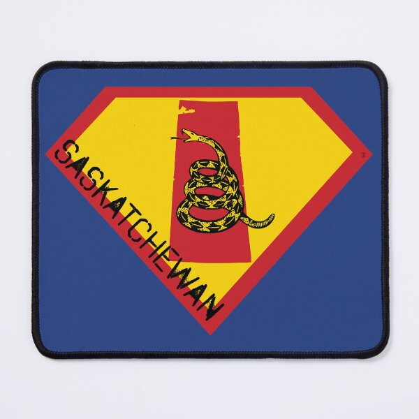 Item preview, SASKATCHEWANIAN SHIELD - Freedom Is The Superpower - Gadsden Snake Flag - Dont Tread On Me SUPERHERO SASKATCHEWAN spellout design designed and sold by pelagio.
