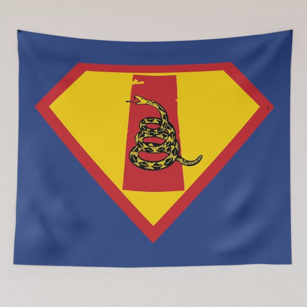 Item preview, SASKATCHEWANIAN SHIELD - Freedom Is The Superpower -  Gadsden Snake Flag - Dont Tread On Me SUPERHERO SASKATCHEWAN design designed and sold by pelagio.