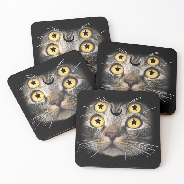Item preview, Four Eyed Cat designed and sold by Bat13SJx.