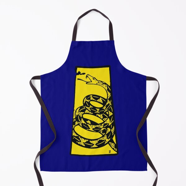 Item preview, SASKATCHEWANIAN - Libertarian - Don't Tread On Me Gadsden Snake on SASKATCHEWAN Map on Blue default background, #020279 designed and sold by pelagio.