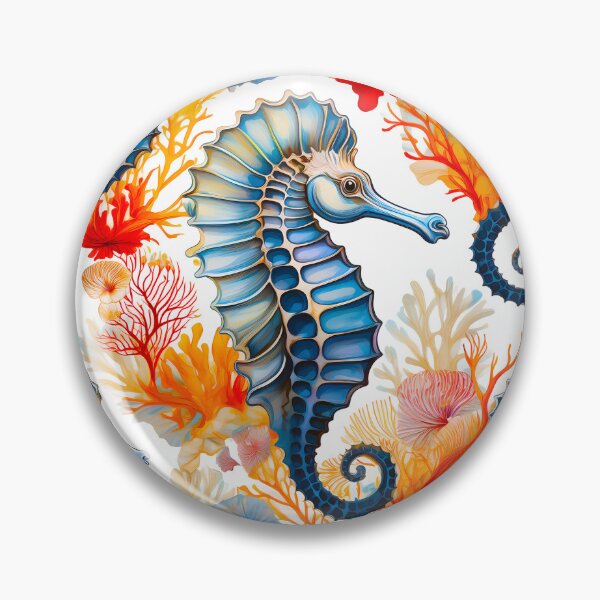 Item preview, Seahorse Pattern 1 designed and sold by rainsdesigns.