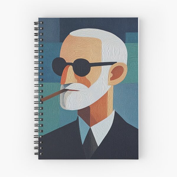 Item preview, Le Corbusier portrait | Post-impressionist painting style designed and sold by ComicsFactory.