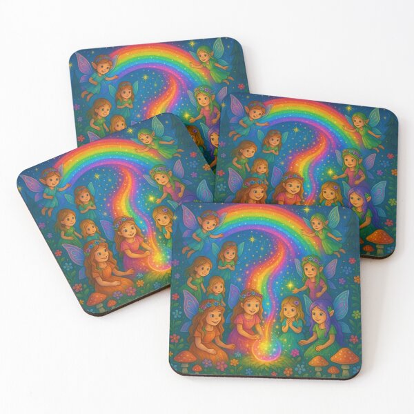 Item preview, Enchanted Rainbow Grove designed and sold by Oonward2021.