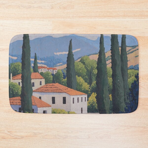 Item preview, Lebanon landscape | Post-impressionist painting style designed and sold by ComicsFactory.