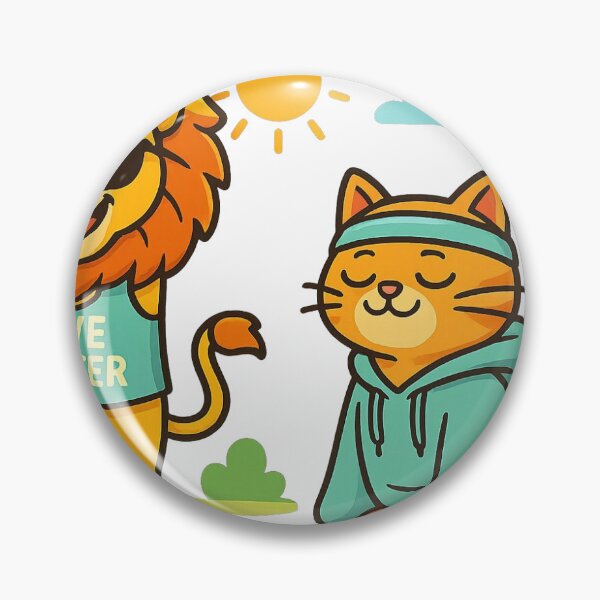 Item preview, Live Better Yoga Squad – Lion & Cat Wellness Vibes designed and sold by PixHub .