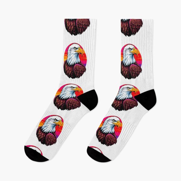 Item preview, Colorful bald eagle designed and sold by Grypis.