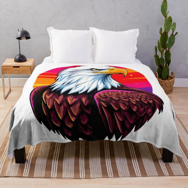 Item preview, Colorful bald eagle designed and sold by Grypis.