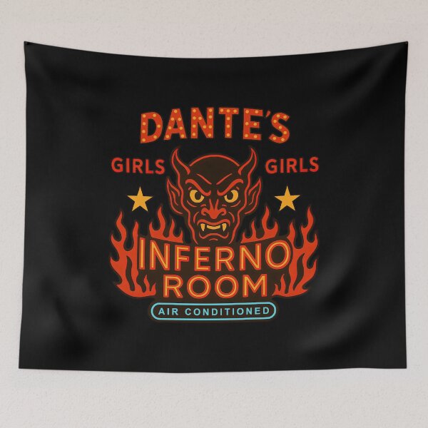 Item preview, Dante's Inferno Room | Retro 80s Horror Comedy   designed and sold by dwinburn.