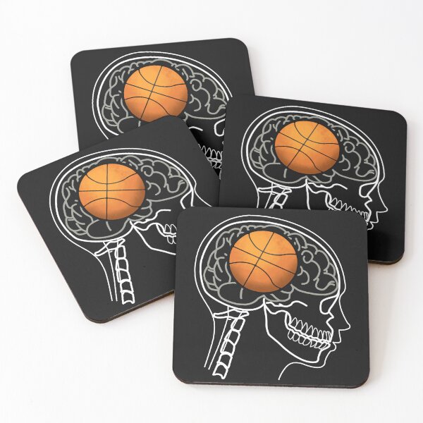 Item preview, Funny X-ray Basketball on Human Brain designed and sold by Jaudaux Designs.
