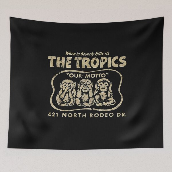 Item preview, Vintage The Tropics - Beverly Hills, California designed and sold by QuayTradingCo.