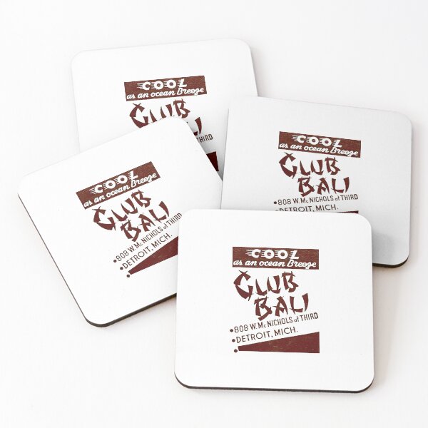 Item preview, Vintage Club Bali - Detroit, Michigan designed and sold by QuayTradingCo.