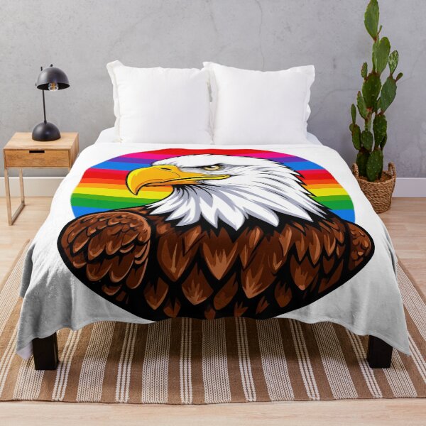 Item preview, Rainbow bald eagle designed and sold by Grypis.