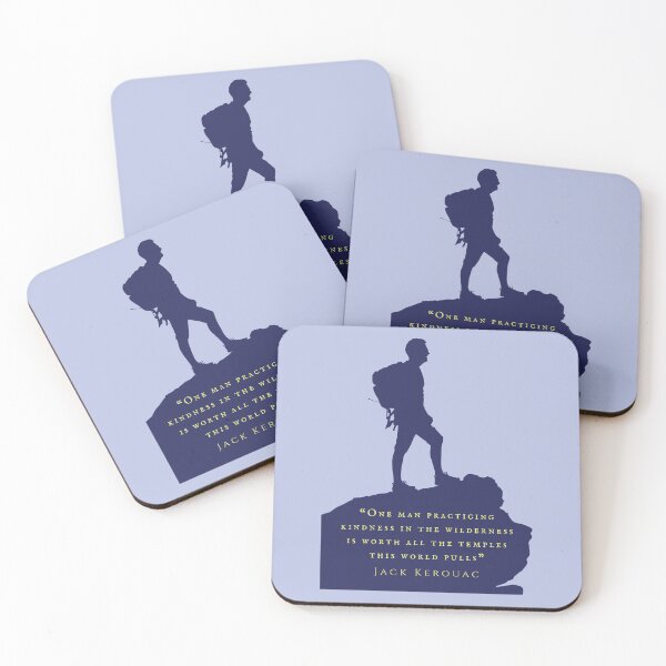 Item preview, Jack Kerouac: One man practicing kindness in the wilderness is worth all the temples this world pulls designed and sold by artbleed.