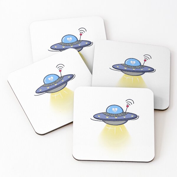 Item preview, Smiley UFO Earthbound Spaceship designed and sold by amiaplusamia.