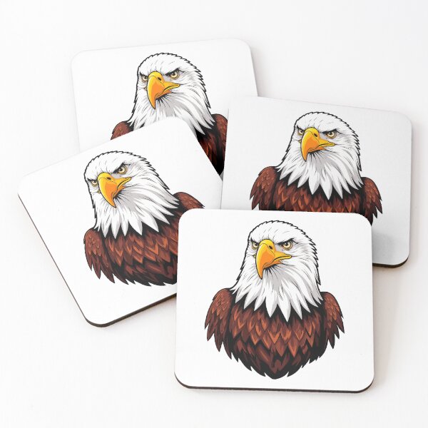 Item preview, Colorful bald eagle designed and sold by Grypis.