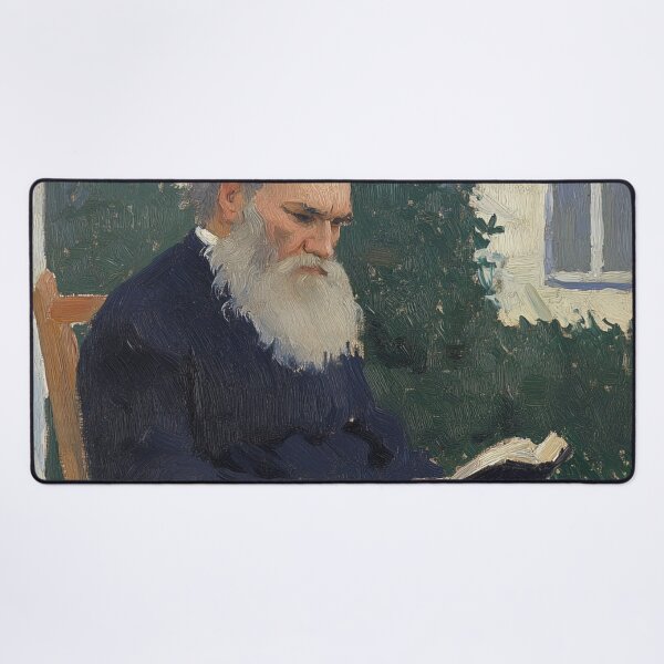 Item preview, Leo Tolstoy | Post-impressionist painting style designed and sold by ComicsFactory.