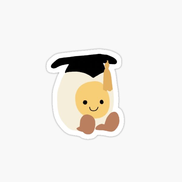 Item preview, grad egg jellycat designed and sold by unawaredesigns.